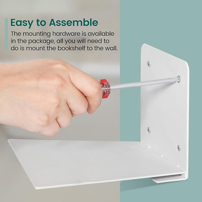 STORAGE MANIAC Floating Book Shelves - Image 5