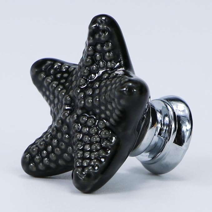 Starfish Drawer Knobs Coastal Kitchen Cabinet Knos Beach Themeb Knob Ceramic - Image 5