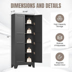 Yizosh Metal Storage Cabinet - Image 2