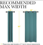 NICETOWN Short Kitchen Blackout Curtains, Thermal Insulated Solid Grommet - Image 7