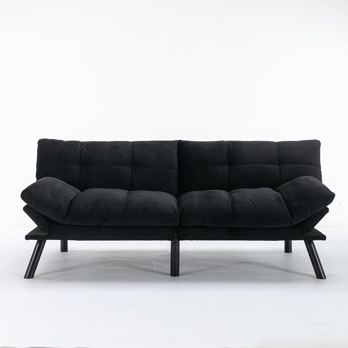 GDFStudio Hayezc Loveseat Sofa, Convertible Sofa Bed, 2-in-1 Folding Modern - Image 5