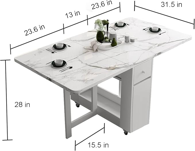 FUNROLUX Folding Dining Table - Image 3
