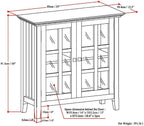 SIMPLIHOME Acadian Storage Cabinet - Image 2