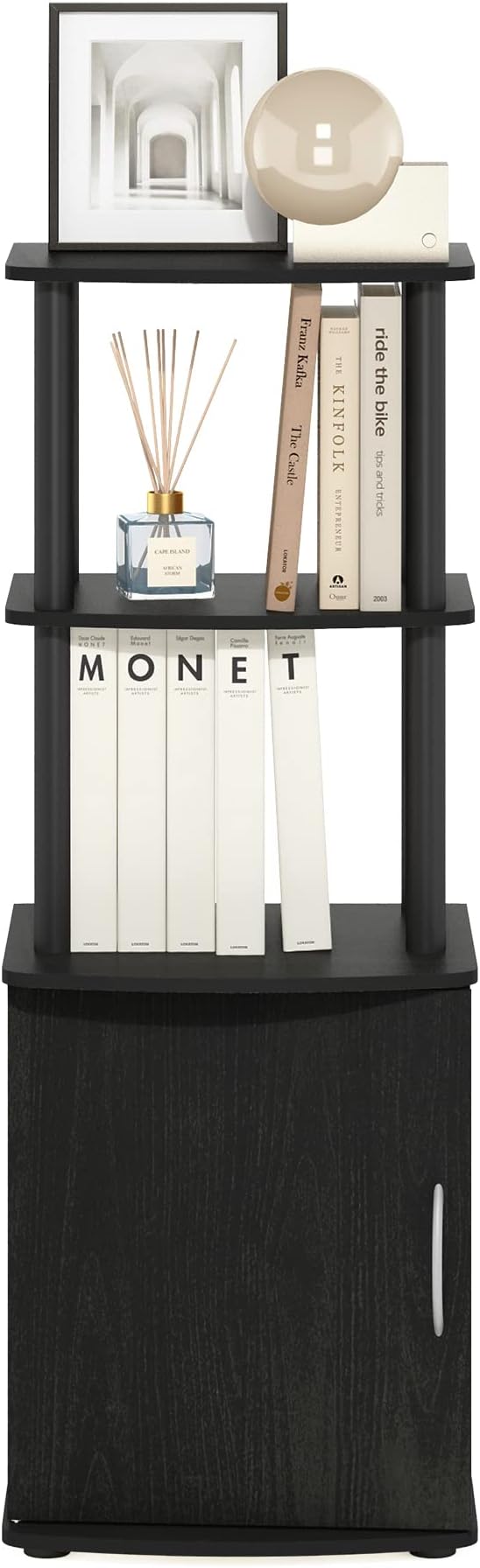 Furinno Turn-N-Tube Tall TV Entertainment Side Table Display Rack - Image 3