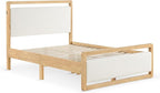 KISLOT 3 Pieces Bedroom Set, Wood Bed Frame - Image 9