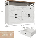 Befrases Farmhouse Buffet Cabinet - Image 3