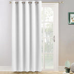 Yakamok Pure White Room Darkening Curtains 84 inch Sliding Door Drapes | 1 by Yakamok