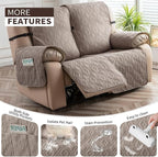 Genina Waterproof Loveseat Recliner Cover Non-Slip, Sofa Cover - Image 3