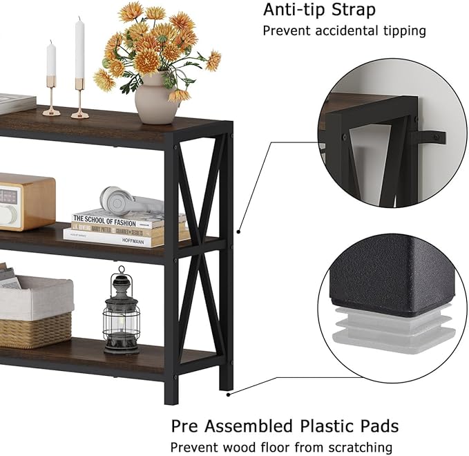 FATORRI Console Table for Entryway, Modern Entry Table - Image 5