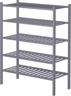 ROMGUAR CRAFT 5 Tier Bamboo Shoe Rack - Image 6