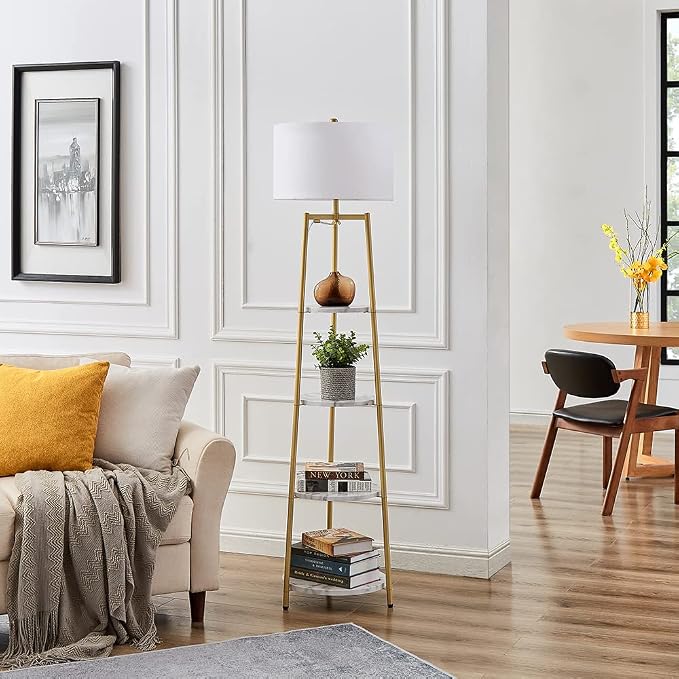 ROSEN GARDEN Floor Lamp, Standing Reading Light by Unknown