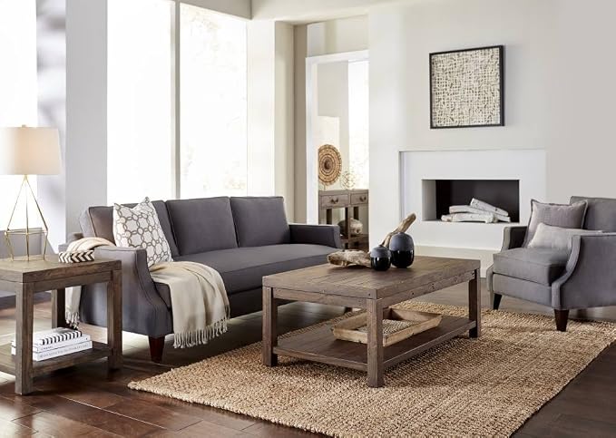 Modus Furniture Craster Reclaimed Wood Console Table, Smokey Taupe - Image 3