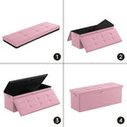 DocSafe Storage Ottoman Bench, Fireproof＆Waterproof Folding Bench - Image 9