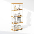 Furinno Turn-N-Tube Book Shelf, 5-Tier Bookshelf, Bookcase by Furinno-FitsYourSpaceFitsYourBudget