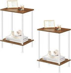 HOOBRO End Tables Set of 2, Small Side Table, Nightstand by HOOBRO