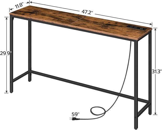 HOOBRO 47.2" Console Table - Image 3
