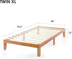 Mellow Naturalista Classic 12 Inch Solid Wood Platform Bed - Image 2