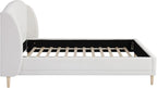 Christopher Knight Home Hazel Queen Size Bed Frame, Upholstered Platform Bed - Image 6