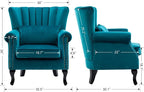 Velvet Accent Chairs Set of 2 - Image 3
