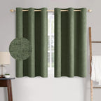 MIULEE 100% Blackout Linen Curtains by MIULEE