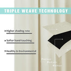 NICETOWN Cold Blocking Curtains, Bedroom Full Blackout Panels, Super Thick - Image 5
