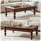 Retro Traditional Coffee Table - Image 5