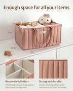 Blissful Diary Baby Diaper Caddy Organizer, Stylish Storage Basket - Image 3