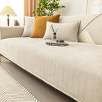 Funny Fuzzy Couch Cover, Chenille Couch Furniture Protector, Funny Fuzzy Couch by Rosygulls