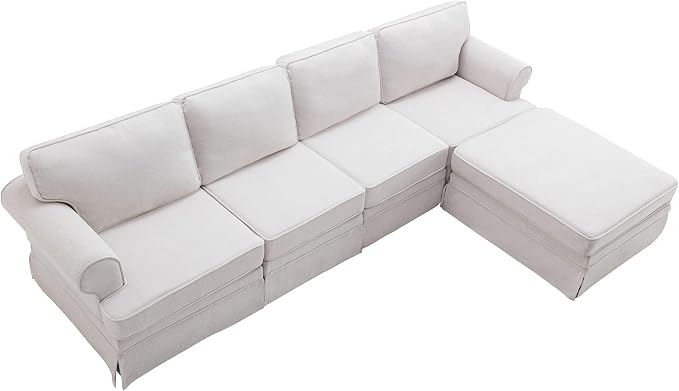 109.4" Fabric Upholstered Modular Sofa Collection, Modular Customizable - Image 9