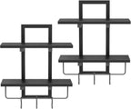 Creso hom Floating Shelves, Hanging Bathroom Shelves 2-Tier, Wall Mounted - Image 9