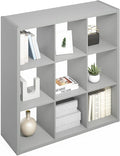 Furinno Simple Cube Storage Organizer, 9-Cube Display Shelf, Open Back Shelving by Furinno-FitsYourSpaceFitsYourBudget
