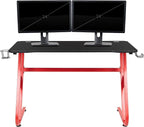 Flash Furniture Fisher Red Gaming Ergonomic Desk - Image 6