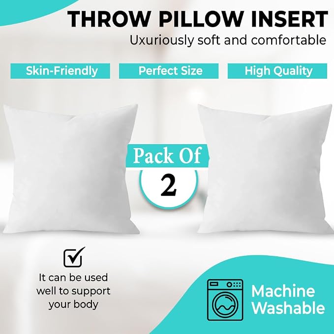QUBA LINEN 12 x 20 Throw Pillow Insert - Image 4