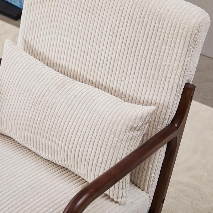 Mid-Century Modern Accent Chair & Coffee Table Set - Image 9