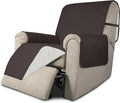 Easy-Going Reversible Couch Cover, Recliner 22 in, Chocolate/Ivory | Machine by Easy-Going