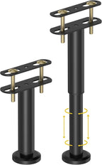 Wlrrcwdttc 2 Pcs Adjustable Height Bed Support Legs 5.9-10.5 inch, Bed Frame by Wlrrcwdttc