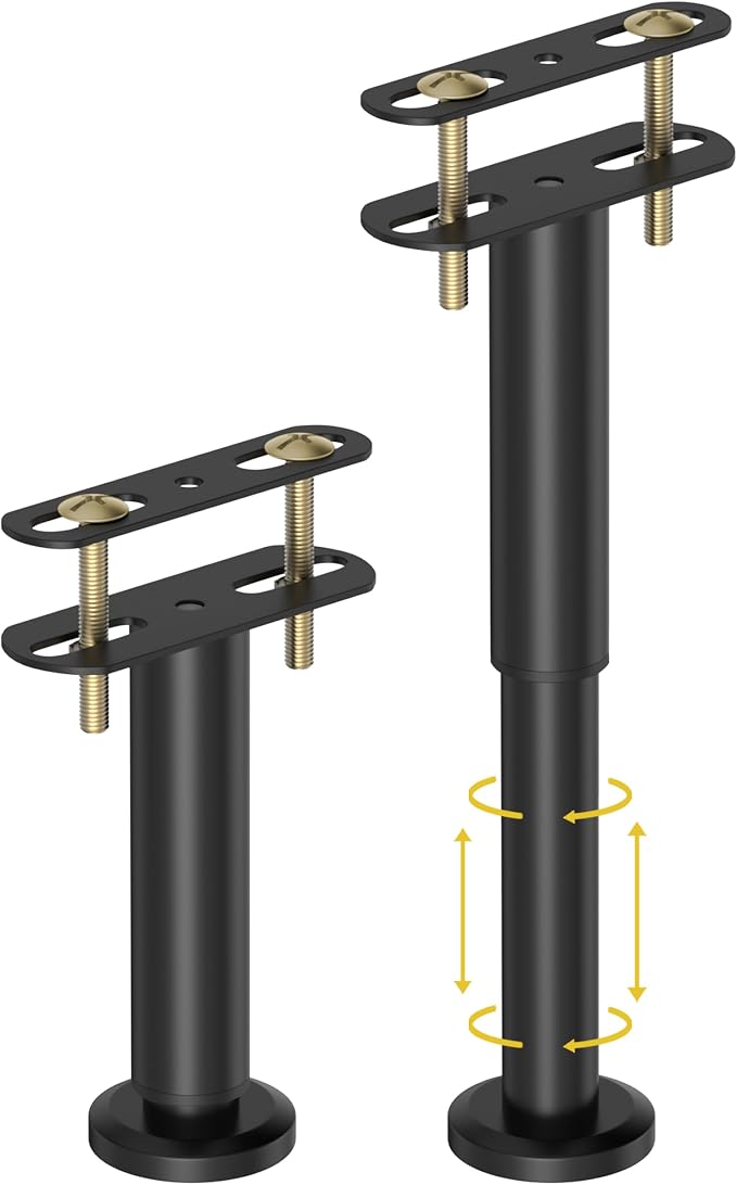 Wlrrcwdttc 2 Pcs Adjustable Height Bed Support Legs 5.9-10.5 inch, Bed Frame by Wlrrcwdttc