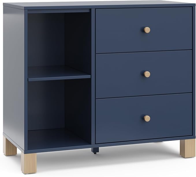 Storkcraft California 3 Drawer Combo Dresser – GREENGUARD Gold Certified by Storkcraft