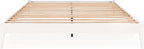 Bme Dinkee Signature Ivory White King Bed Frame Without Headboard - Image 3