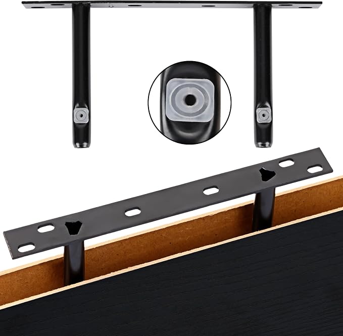 Fixwal Black Shelves, 15.7in Floating Shelves, Farmhouse Shelf Wall Decor - Image 4