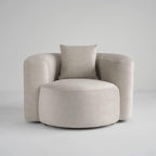 Acanva Luxury Modern Tight Curved Back Velvet Sofa, Minimalist Style Comfy Couch - Image 8