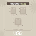 UGG Nita Twin Blanket, Reversible Plush Fleece, UGG Fluff Plush Face, Smooth - Image 8
