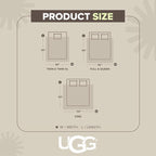 UGG Nita Queen Blanket, Reversible Plush Fleece, UGG Fluff Plush Face, Smooth - Image 8
