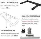 Rustic Brown Floating Shelves for Wall，24in Wall Mounted Display Ledge Shelves - Image 8