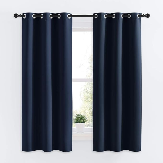 NICETOWN Blackout Draperies Curtains, All Season Thermal Insulated Solid by NICETOWN