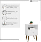 Manhattan Comfort Liberty Mid Century Modern Nightstand - Image 7