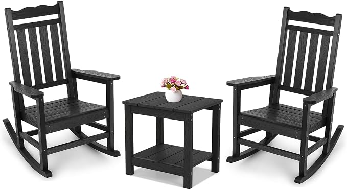 Stoog 3-Piece Oversized Rocking Chairs Set of 2 by Stoog