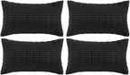 Fancy Homi 4 Packs Decorative Throw Pillow Covers by Fancy+Homi