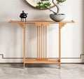 Natural Bamboo Console Table by Unknown