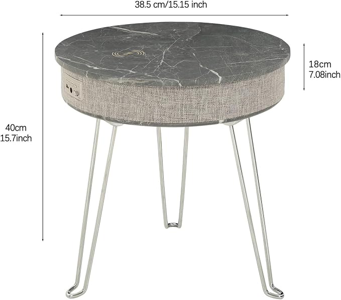 Louis Donné Smart Side Table, Foldable End Table - Image 2
